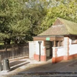 Early public toilet believed to house the first glory holes in 18th-century London used for secret sexual encounters, glory hole culture