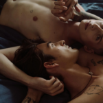 When the Best Sex of Your Life Breaks Your Brain Two men in bed holding hands