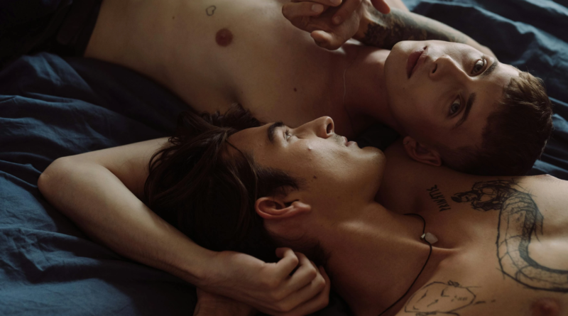 When the Best Sex of Your Life Breaks Your Brain Two men in bed holding hands