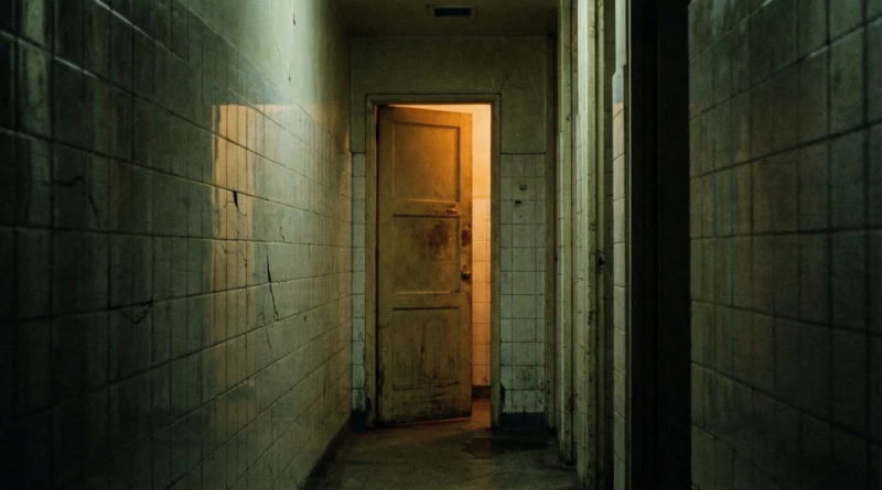 The psychology of glory hole fantasies Door in Public Bathroom