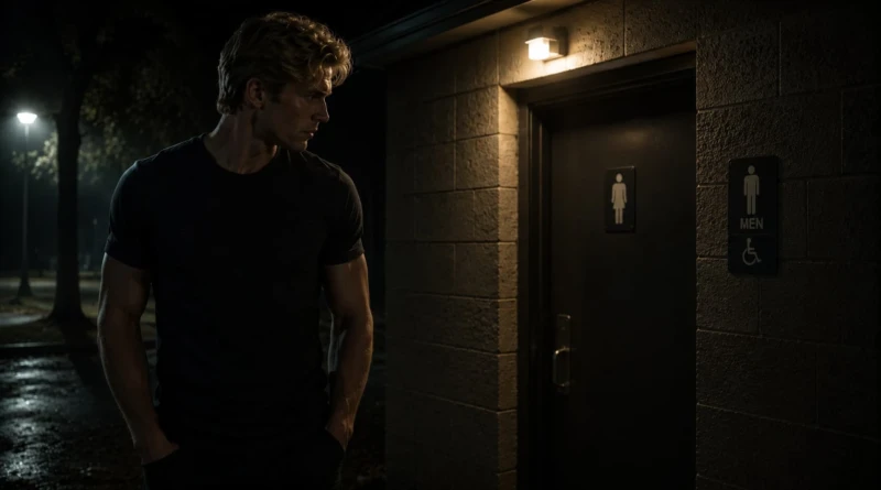 Men who linger outside glory holes